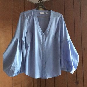 Baby blue blouse